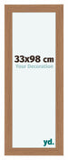 Como MDF Cadre Photo 33x98cm Noyer Clair De Face Mesure | Yourdecoration.fr