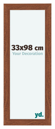 Como MDF Cadre Photo 33x98cm Noyer De Face Mesure | Yourdecoration.fr