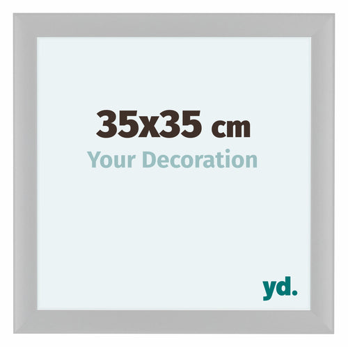 Como MDF Cadre Photo 35x35cm Blanc Mat De Face Mesure | Yourdecoration.fr