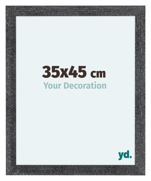 Como MDF Cadre Photo 35x45cm Gris Patine De Face Mesure | Yourdecoration.fr