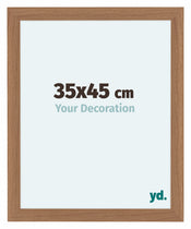 Como MDF Cadre Photo 35x45cm Noyer Clair De Face Mesure | Yourdecoration.fr