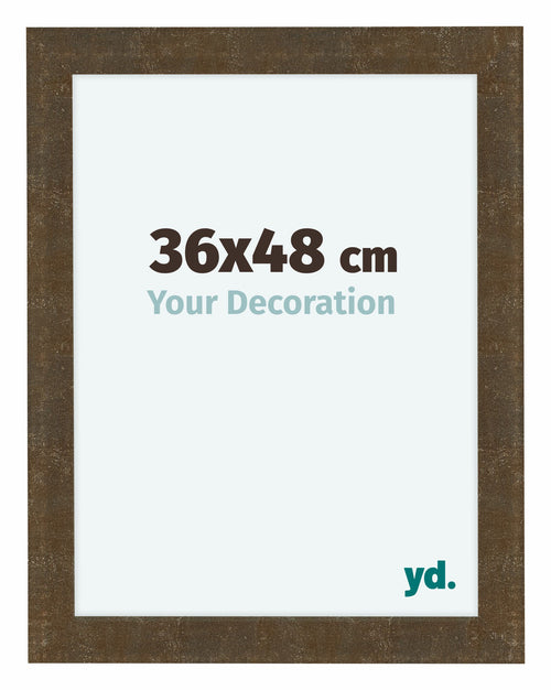 Como MDF Cadre Photo 36x48cm Or Antique De Face Mesure | Yourdecoration.fr