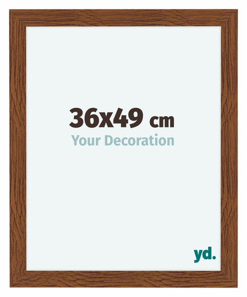 Como MDF Cadre Photo 36x49cm Chene Rustique De Face Mesure | Yourdecoration.fr