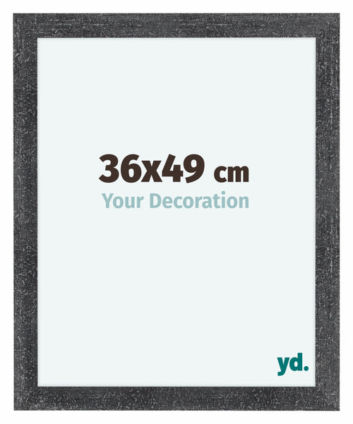 Como MDF Cadre Photo 36x49cm Gris Patine De Face Mesure | Yourdecoration.fr