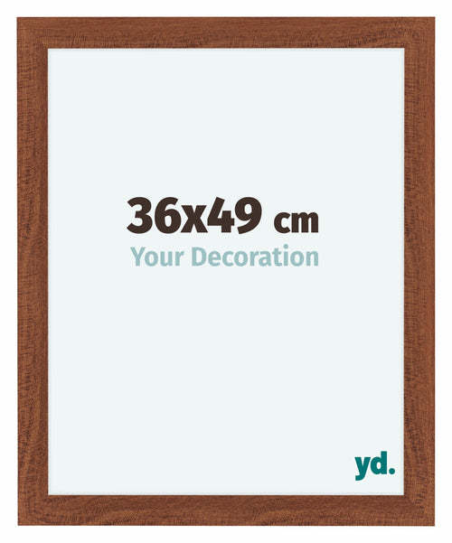 Como MDF Cadre Photo 36x49cm Noyer De Face Mesure | Yourdecoration.fr