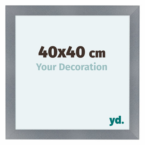 Como MDF Cadre Photo 40x40cm Aluminium Brosse De Face Mesure | Yourdecoration.fr