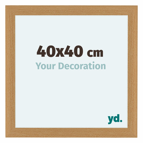 Como MDF Cadre Photo 40x40cm Hetre De Face Mesure | Yourdecoration.fr