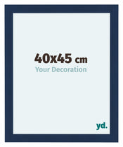 Como MDF Cadre Photo 40x45cm Bleu Fonce Patine De Face Mesure | Yourdecoration.fr