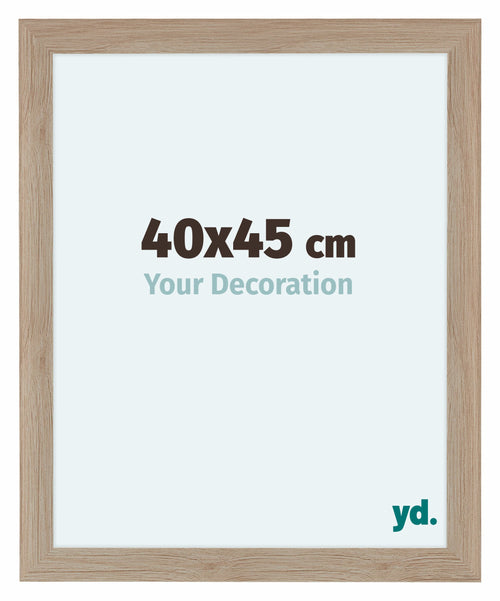 Como MDF Cadre Photo 40x45cm Chene Clair De Face Mesure | Yourdecoration.fr