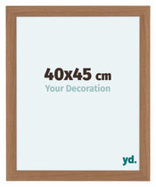 Como MDF Cadre Photo 40x45cm Noyer Clair De Face Mesure | Yourdecoration.fr