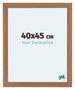 Como MDF Cadre Photo 40x45cm Noyer Clair De Face Mesure | Yourdecoration.fr