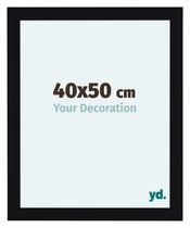 Como MDF Cadre Photo 40x50cm Noir Brillant De Face Mesure | Yourdecoration.fr