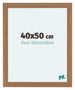 Como MDF Cadre Photo 40x50cm Noyer Clair De Face Mesure | Yourdecoration.fr