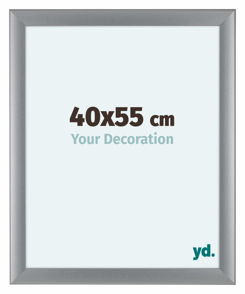 Como MDF Cadre Photo 40x55cm Argent Mat De Face Mesure | Yourdecoration.fr