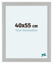 Como MDF Cadre Photo 40x55cm Blanc Grain de Bois De Face Mesure | Yourdecoration.fr