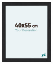 Como MDF Cadre Photo 40x55cm Noir Grain De Bois De Face Mesure | Yourdecoration.fr