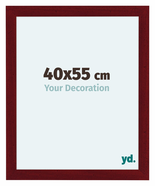 Como MDF Cadre Photo 40x55cm Vin Rouge Patine De Face Mesure | Yourdecoration.fr