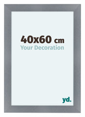 Como MDF Cadre Photo 40x60cm Aluminium Brosse De Face Mesure | Yourdecoration.fr