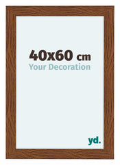 Como MDF Cadre Photo 40x60cm Chene Rustique De Face Mesure | Yourdecoration.fr