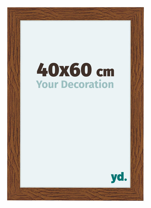 Como MDF Cadre Photo 40x60cm Chene Rustique De Face Mesure | Yourdecoration.fr