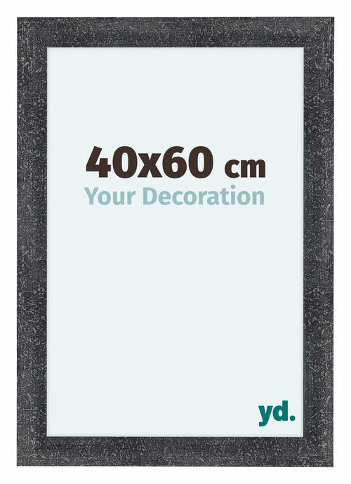 Como MDF Cadre Photo 40x60cm Gris Patine De Face Mesure | Yourdecoration.fr