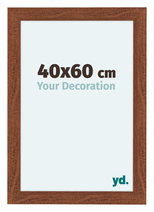 Como MDF Cadre Photo 40x60cm Noyer De Face Mesure | Yourdecoration.fr