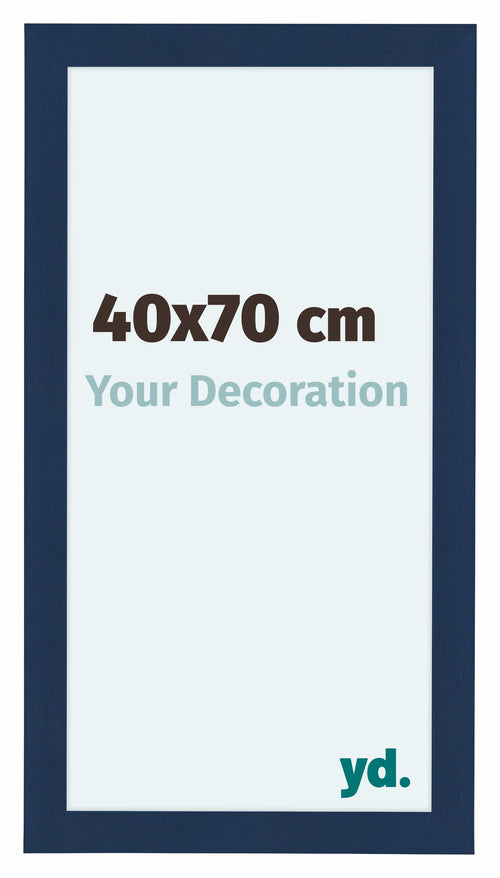 Como MDF Cadre Photo 40x70cm Bleu Fonce Patine De Face Mesure | Yourdecoration.fr