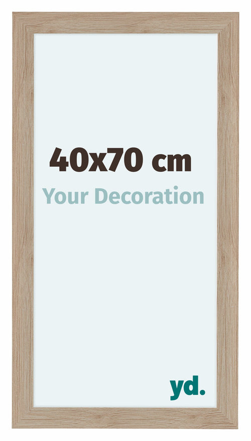 Como MDF Cadre Photo 40x70cm Chene Clair De Face Mesure | Yourdecoration.fr