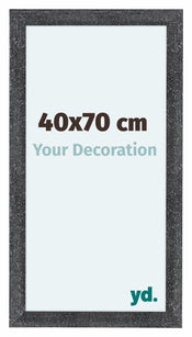 Como MDF Cadre Photo 40x70cm Gris Patine De Face Mesure | Yourdecoration.fr