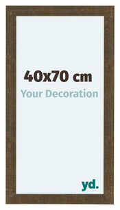 Como MDF Cadre Photo 40x70cm Or Antique De Face Mesure | Yourdecoration.fr