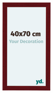 Como MDF Cadre Photo 40x70cm Vin Rouge Patine De Face Mesure | Yourdecoration.fr