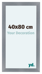 Como MDF Cadre Photo 40x80cm Aluminium Brosse De Face Mesure | Yourdecoration.fr