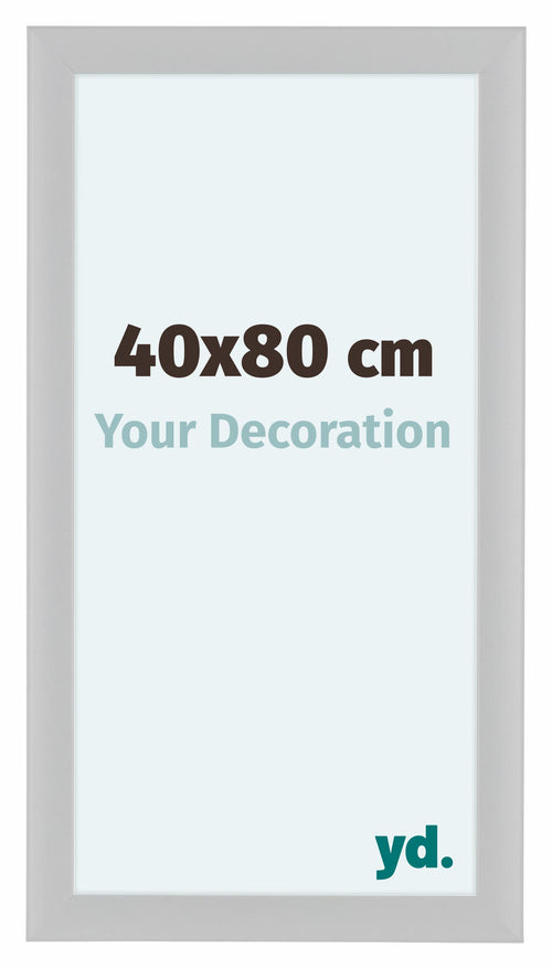 Como MDF Cadre Photo 40x80cm Blanc Brillant De Face Mesure | Yourdecoration.fr