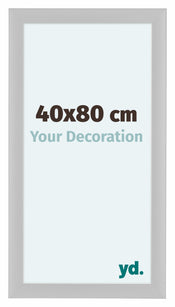 Como MDF Cadre Photo 40x80cm Blanc Mat De Face Mesure | Yourdecoration.fr