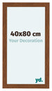 Como MDF Cadre Photo 40x80cm Chene Rustique De Face Mesure | Yourdecoration.fr