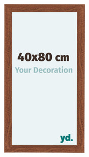 Como MDF Cadre Photo 40x80cm Noyer De Face Mesure | Yourdecoration.fr