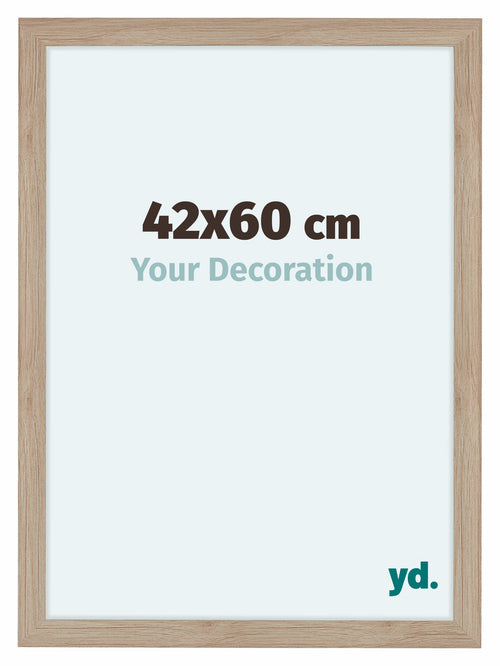 Como MDF Cadre Photo 42x60cm Chene Clair De Face Mesure | Yourdecoration.fr