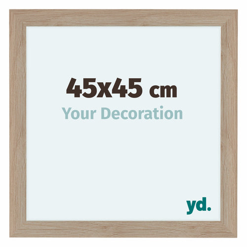 Como MDF Cadre Photo 45x45cm Chene Clair De Face Mesure | Yourdecoration.fr