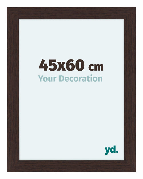 Como MDF Cadre Photo 45x60cm Chene Fonce De Face Mesure | Yourdecoration.fr