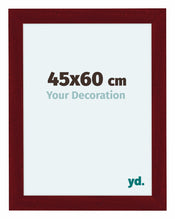 Como MDF Cadre Photo 45x60cm Vin Rouge Patine De Face Mesure | Yourdecoration.fr