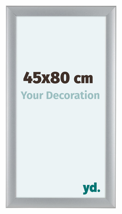 Como MDF Cadre Photo 45x80cm Argent Mat De Face Mesure | Yourdecoration.fr