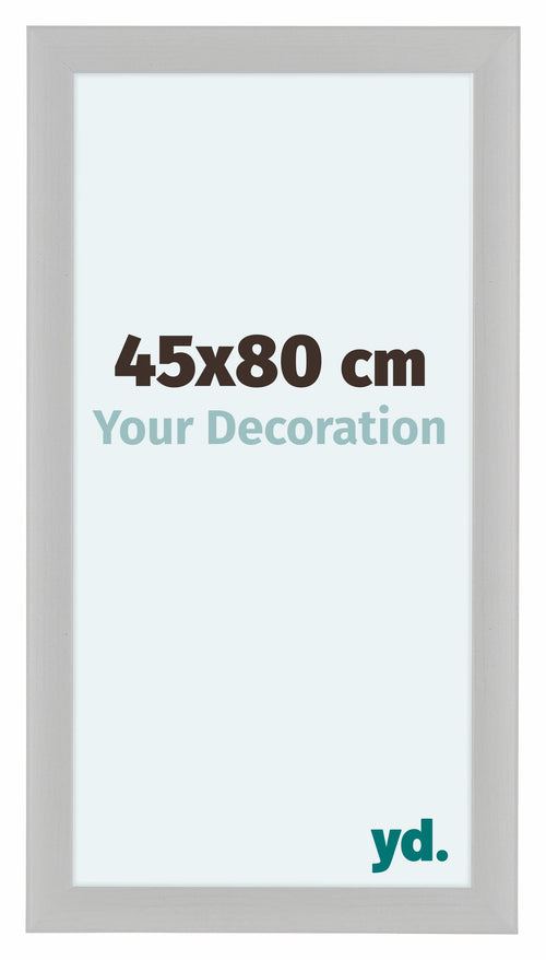 Como MDF Cadre Photo 45x80cm Blanc Grain de Bois De Face Mesure | Yourdecoration.fr