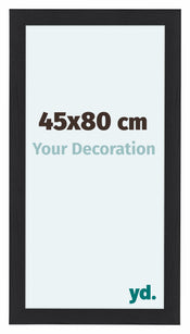 Como MDF Cadre Photo 45x80cm Noir Grain De Bois De Face Mesure | Yourdecoration.fr