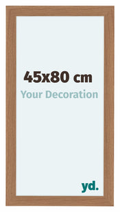 Como MDF Cadre Photo 45x80cm Noyer Clair De Face Mesure | Yourdecoration.fr