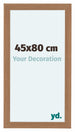 Como MDF Cadre Photo 45x80cm Noyer Clair De Face Mesure | Yourdecoration.fr