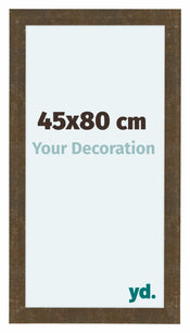 Como MDF Cadre Photo 45x80cm Or Antique De Face Mesure | Yourdecoration.fr