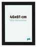 Como MDF Cadre Photo 46x61cm Noir Mat De Face Mesure | Yourdecoration.fr