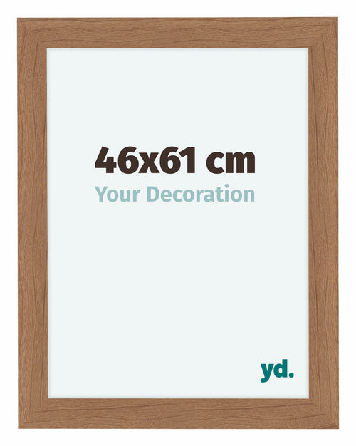 Como MDF Cadre Photo 46x61cm Noyer Clair De Face Mesure | Yourdecoration.fr