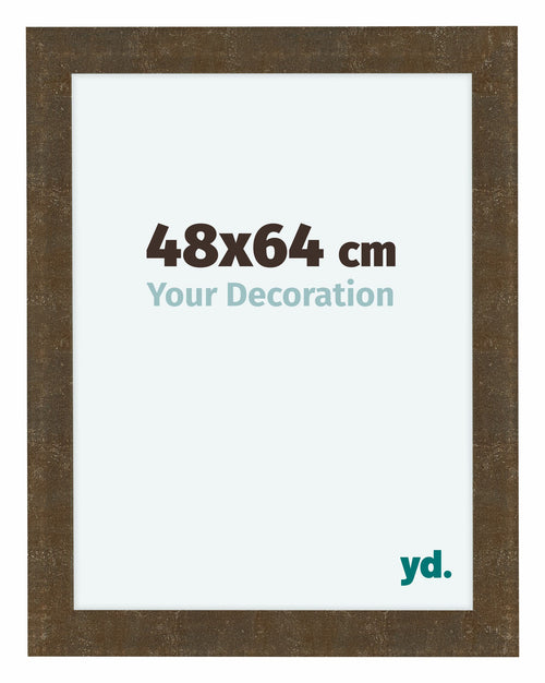 Como MDF Cadre Photo 48x64cm Or Antique De Face Mesure | Yourdecoration.fr