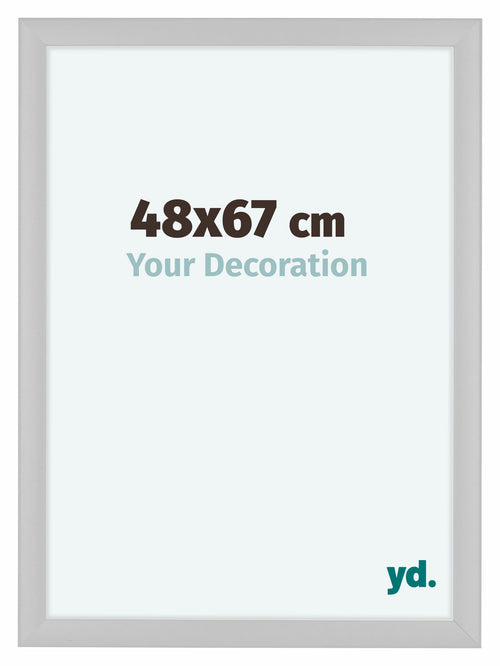 Como MDF Cadre Photo 48x67cm Blanc Brillant De Face Mesure | Yourdecoration.fr